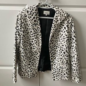 Neiman Marcus Exclusive leopard print blazer